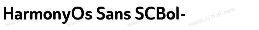 HarmonyOs Sans SCBol字体转换